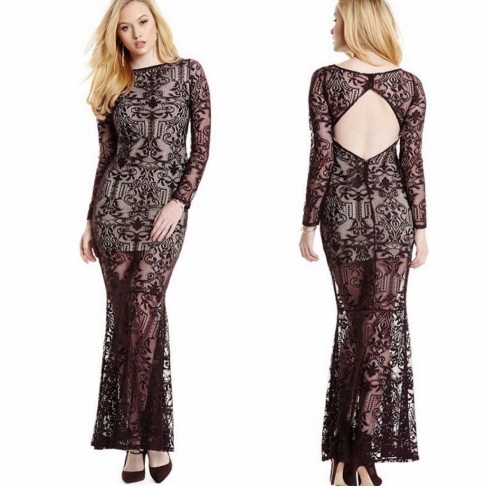 Marciano (Guess) - Lace Mermaid Maxi Dress